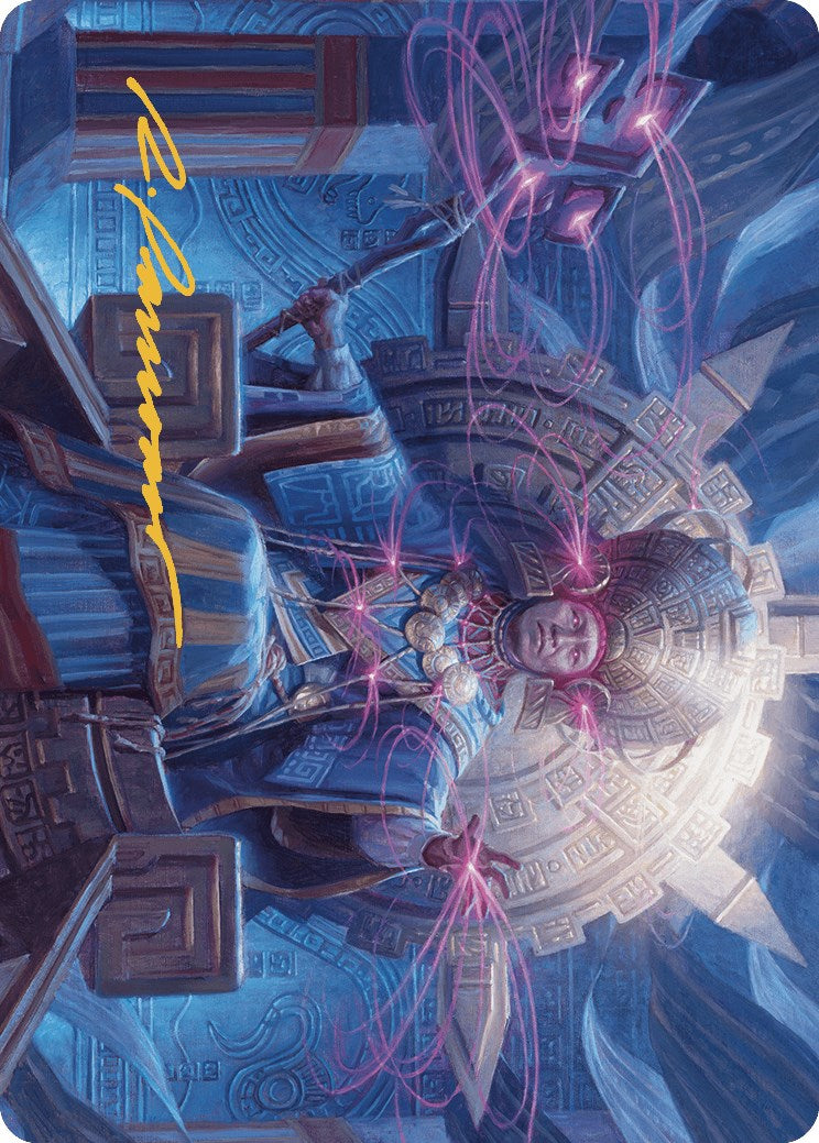 Image of Akal Pakal, First Among Equals Art Card (8/81) (Gold-Stamped Signature) [The Lost Caverns of Ixalan Art Series]