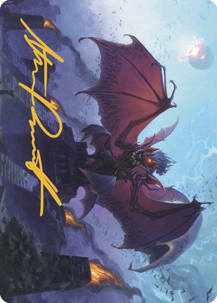 Image of Aclazotz, Deepest Betrayal Art Card (Gold-Stamped Signature) [The Lost Caverns of Ixalan Art Series]