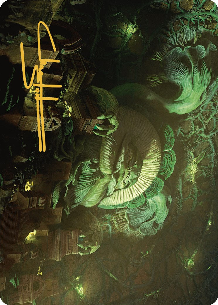 Image of The Mycotyrant Art Card (Gold-Stamped Signature) [The Lost Caverns of Ixalan Art Series]