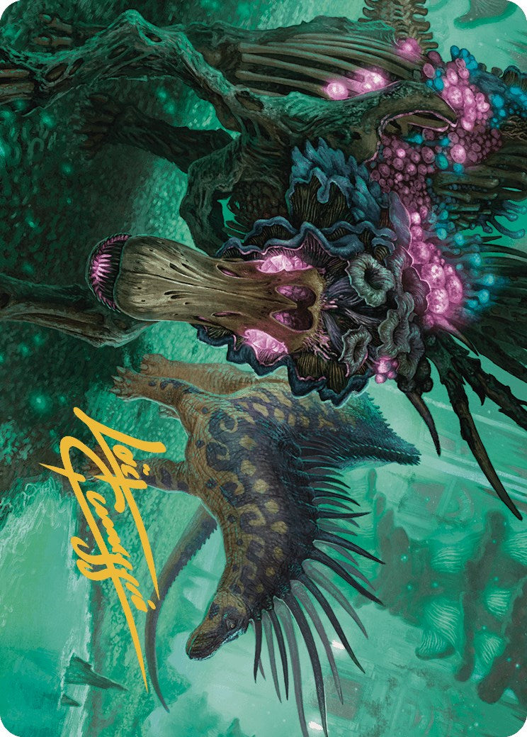 Image of Walk with the Ancestors Art Card (Gold-Stamped Signature) [The Lost Caverns of Ixalan Art Series]