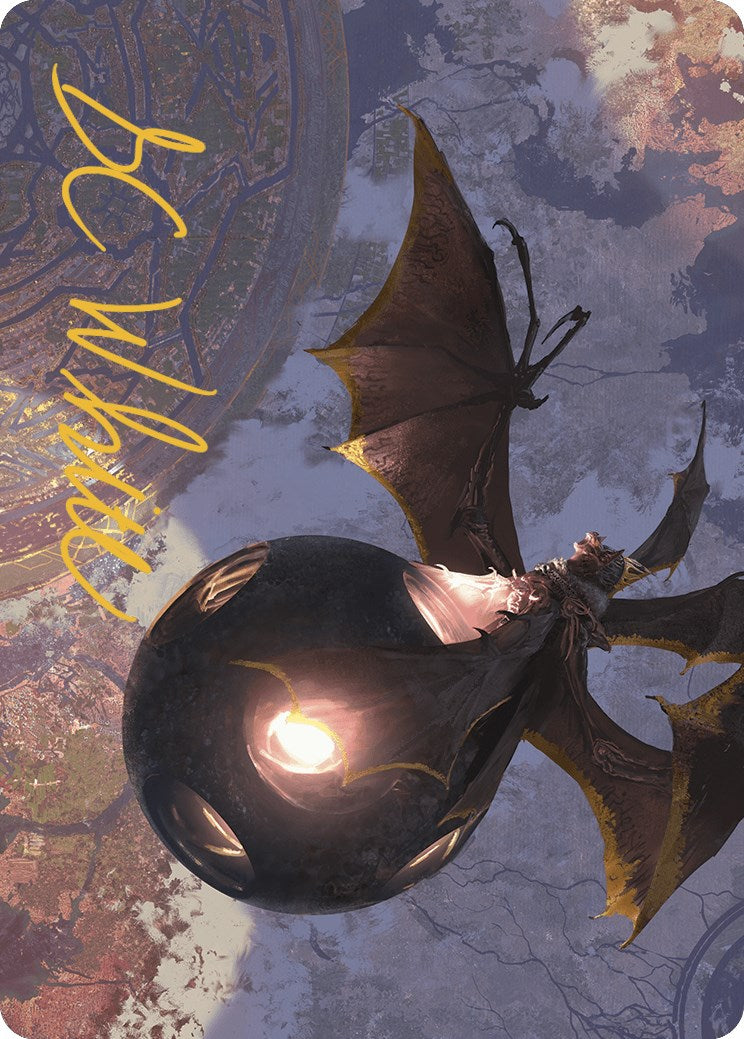 Image of Malicious Eclipse Art Card (Gold-Stamped Signature) [The Lost Caverns of Ixalan Art Series]