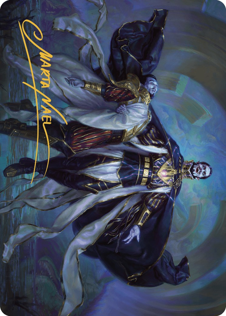 Image of Vito, Fanatic of Aclazotz Art Card (Gold-Stamped Signature) [The Lost Caverns of Ixalan Art Series]