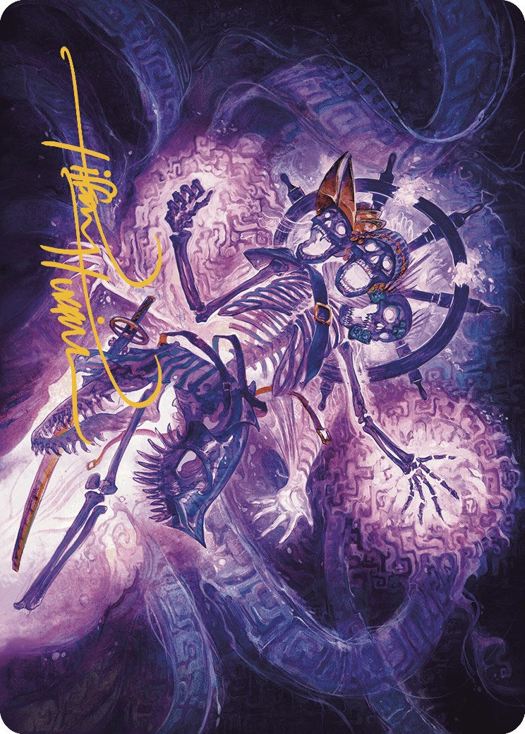 Image of The Grim Captain Art Card (Gold-Stamped Signature) [The Lost Caverns of Ixalan Art Series]