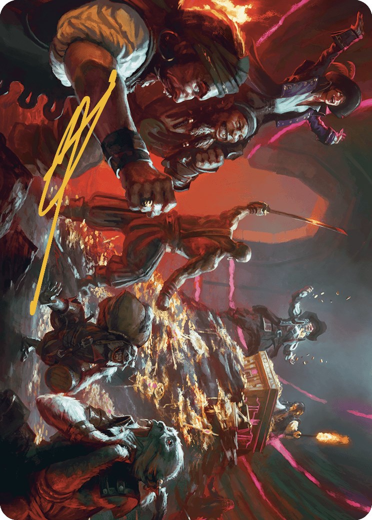 Image of Hit the Mother Lode Art Card (Gold-Stamped Signature) [The Lost Caverns of Ixalan Art Series]