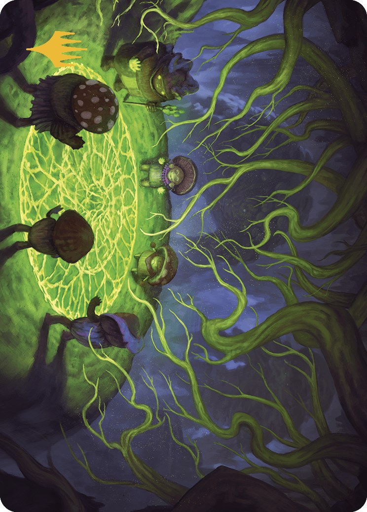 Image of Growing Rites of Itlimoc Art Card (Gold-Stamped Planeswalker Symbol) [The Lost Caverns of Ixalan Art Series]