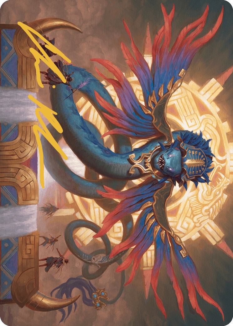 Image of Ojer Pakpatiq, Deepest Epoch Art Card (13/81) (Gold-Stamped Signature) [The Lost Caverns of Ixalan Art Series]