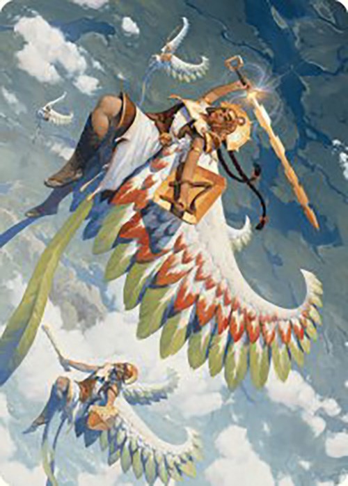Image of Resplendent Angel Art Card (5/81) [The Lost Caverns of Ixalan Art Series]