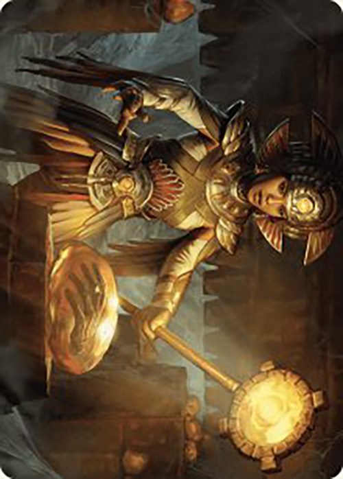 Image of Curator of Sun's Creation Art Card [The Lost Caverns of Ixalan Art Series]
