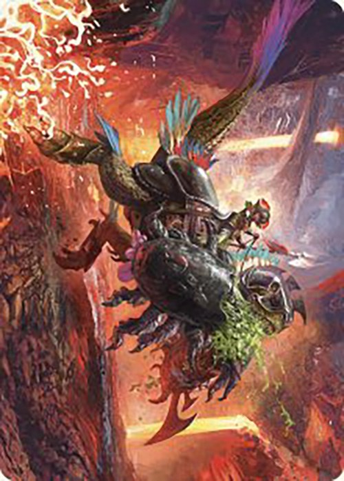 Image of Triumphant Chomp Art Card [The Lost Caverns of Ixalan Art Series]