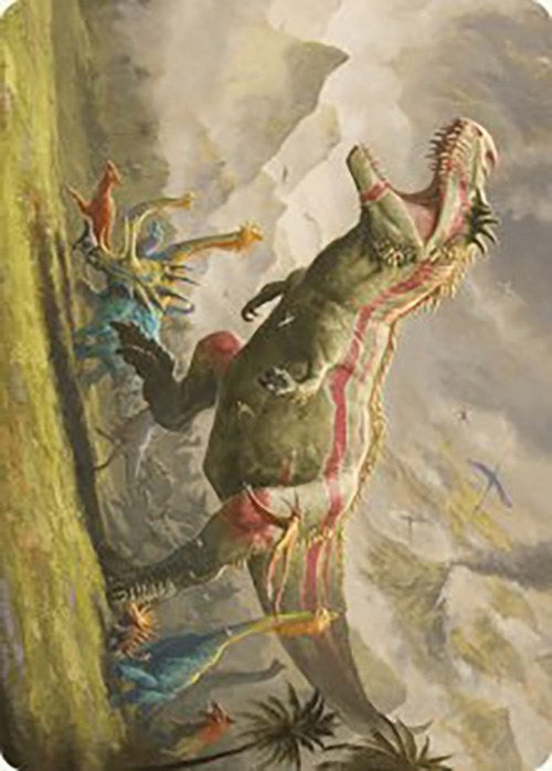 Image of Ghalta, Stampede Tyrant Art Card [The Lost Caverns of Ixalan Art Series]
