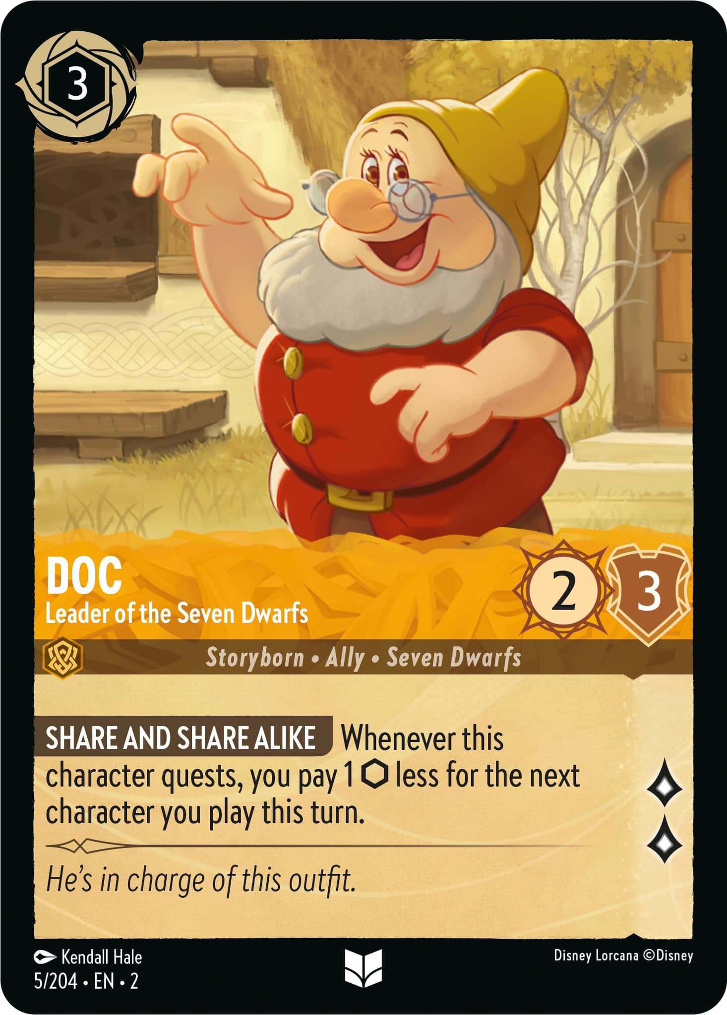 Image of Doc - Leader of the Seven Dwarfs (5/204) [Rise of the Floodborn]