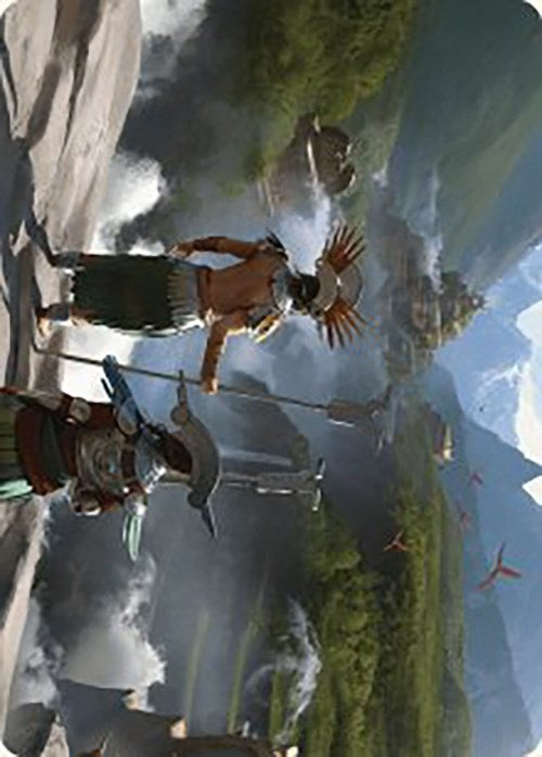 Image of Glimpse the Core Art Card [The Lost Caverns of Ixalan Art Series]
