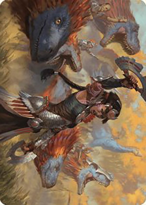 Image of Huatli, Poet of Unity Art Card [The Lost Caverns of Ixalan Art Series]
