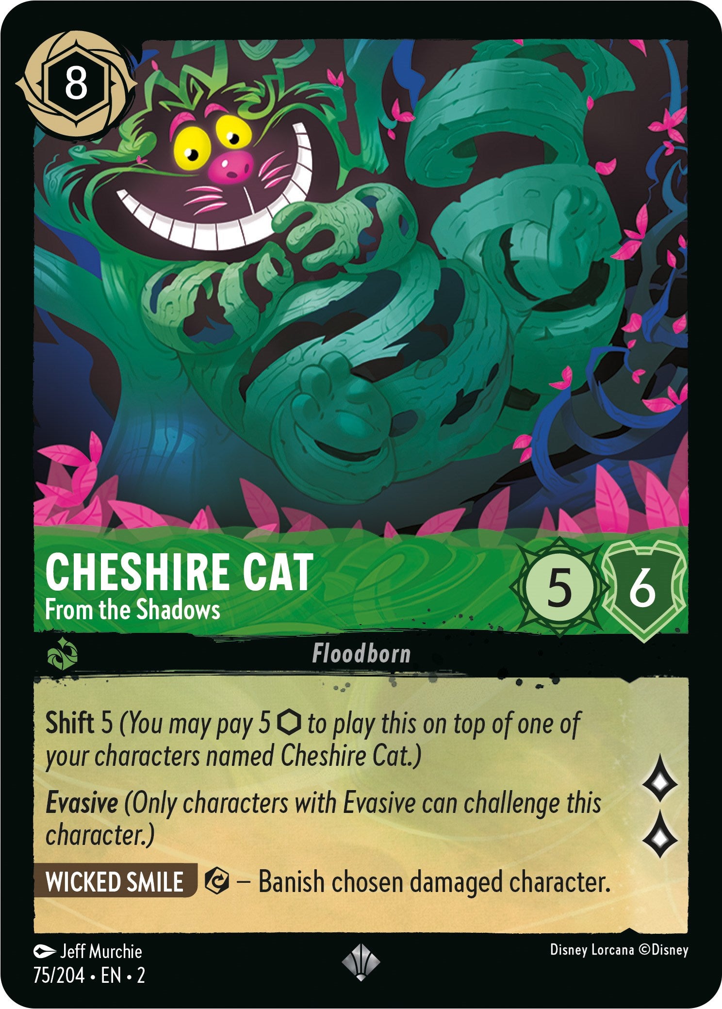 Image of Cheshire Cat - From the Shadows (75/204) [Rise of the Floodborn]