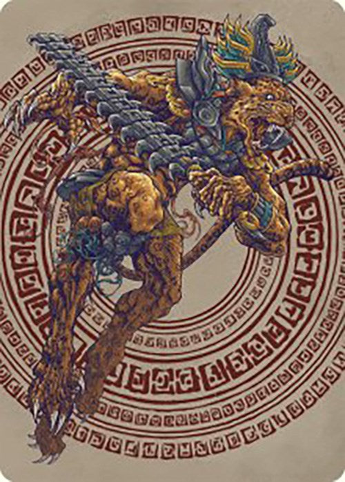 Image of Sovereign Okinec Ahau Art Card [The Lost Caverns of Ixalan Art Series]