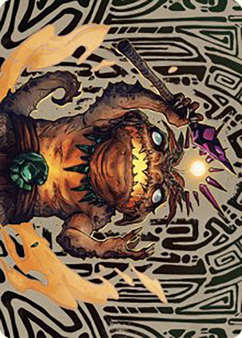 Image of Zoyowa Lava-Tongue Art Card [The Lost Caverns of Ixalan Art Series]