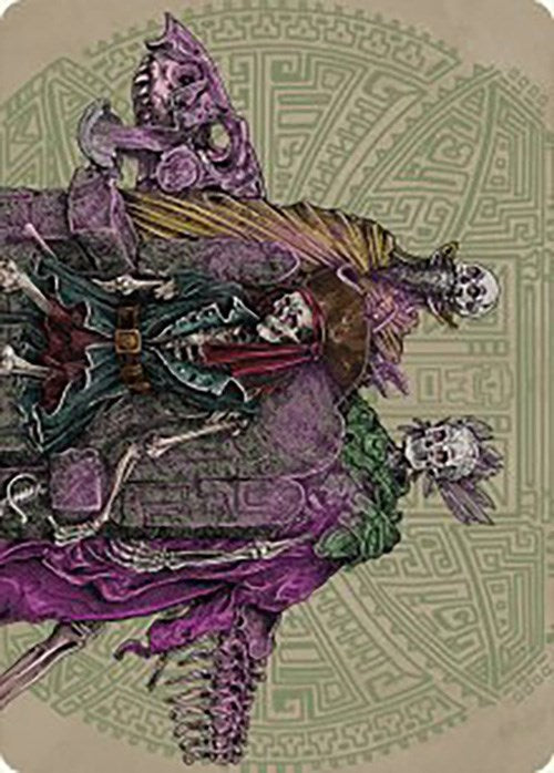 Image of Throne of the Grim Captain Art Card [The Lost Caverns of Ixalan Art Series]
