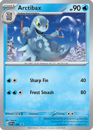 Image of Arctibax (064) [Scarlet & Violet: Black Star Promos]