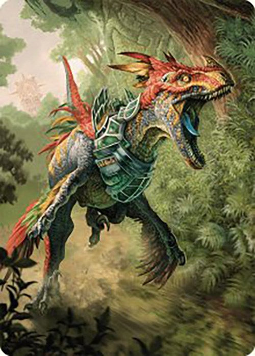 Image of Dinosaur Token Art Card [The Lost Caverns of Ixalan Art Series]