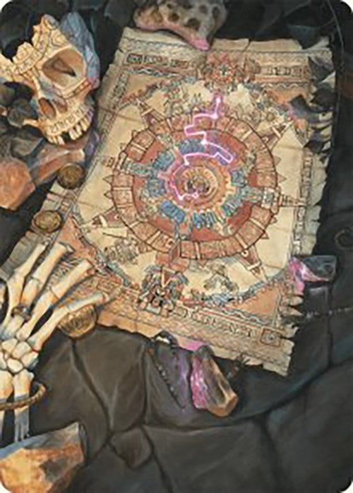 Image of Map Token Art Card [The Lost Caverns of Ixalan Art Series]