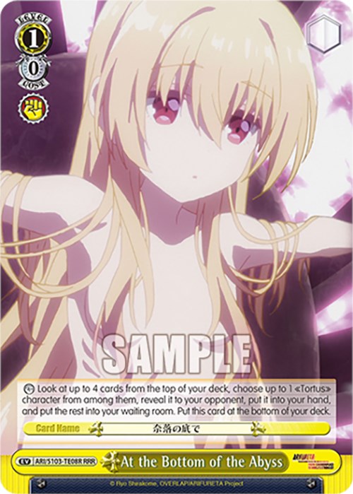 Image of At the Bottom of the Abyss (ARI/S103-TE08R RRR) [Arifureta: From Commonplace to World's Strongest]