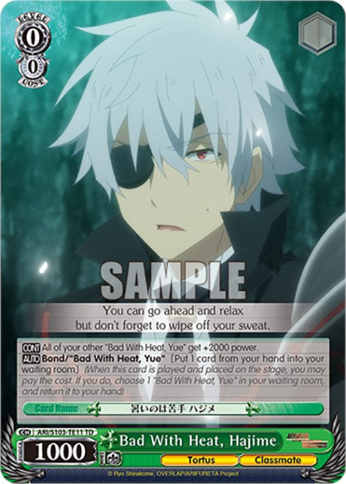 Image of Bad With Heat, Hajime (ARI/S103-TE11 TD) [Arifureta: From Commonplace to World's Strongest]