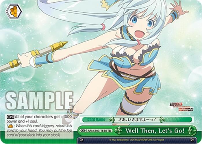 Image of Well Then, Let's Go! (ARI/S103-TE18 TD) [Arifureta: From Commonplace to World's Strongest]