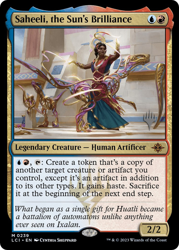 Image of Saheeli, the Sun's Brilliance (Promo Pack) [The Lost Caverns of Ixalan Promos]