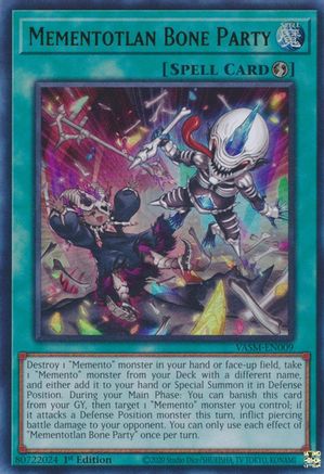 Image of Mementotlan Bone Party [VASM-EN009] Ultra Rare
