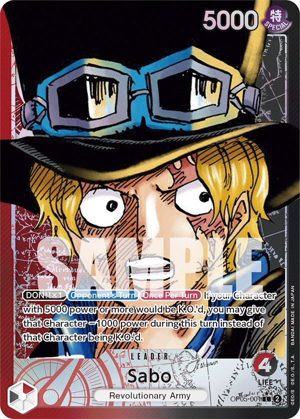 Image of Sabo (Alternate Art) [Awakening of the New Era]
