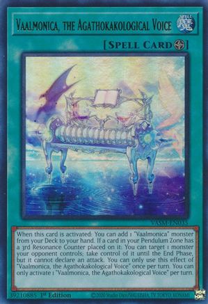 Image of Vaalmonica, the Agathokakological Voice [VASM-EN035] Ultra Rare