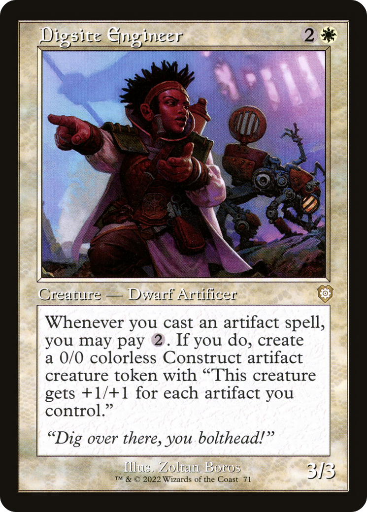 Image of Digsite Engineer (Retro) [The Brothers' War Commander]