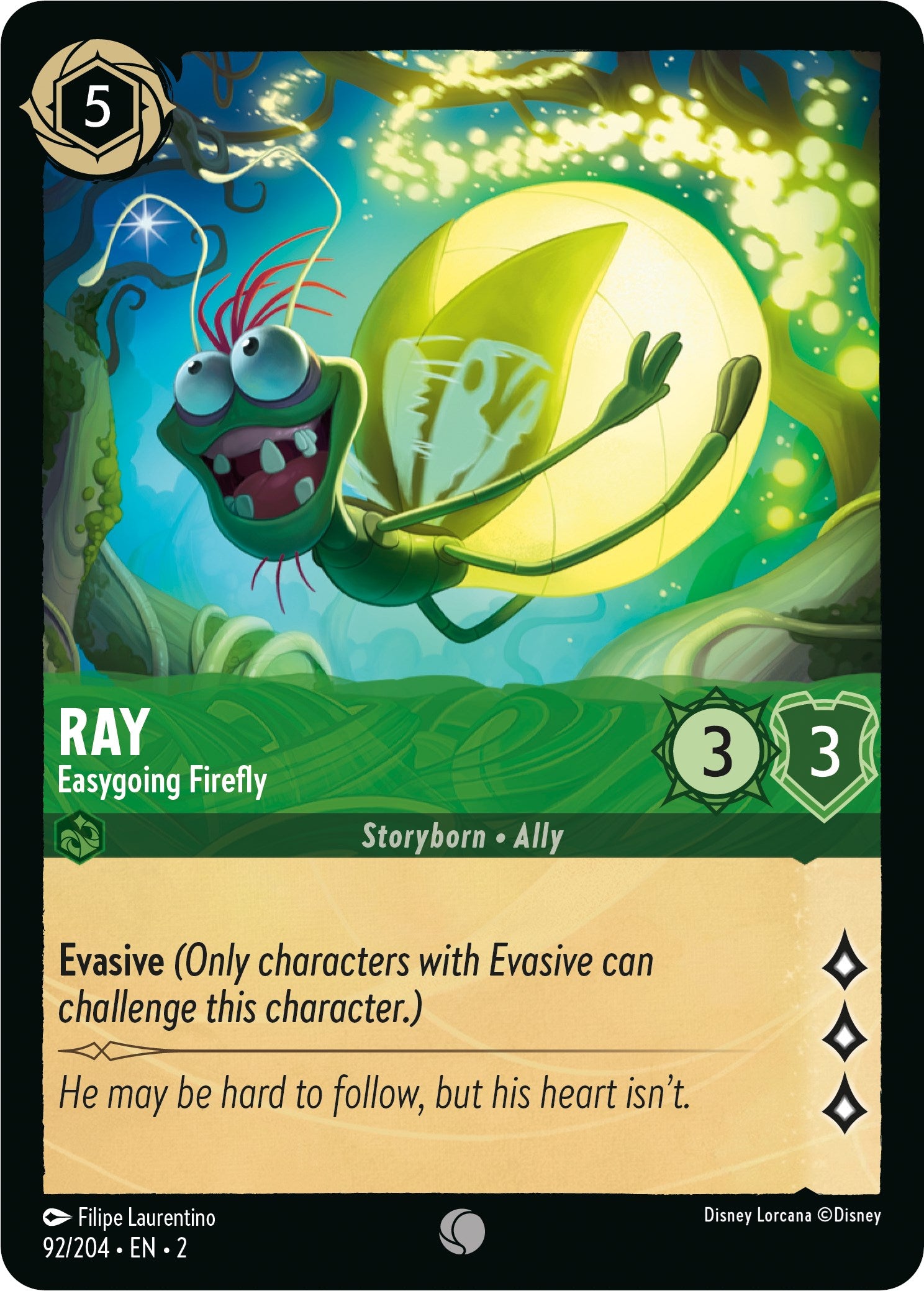 Image of Ray - Easygoing Firefly (92/204) [Rise of the Floodborn]