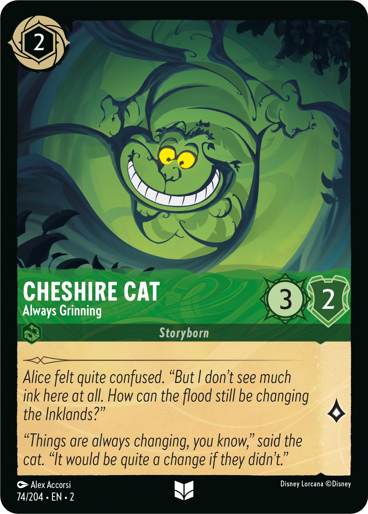 Image of Cheshire Cat - Always Grinning (74/204) [Rise of the Floodborn]