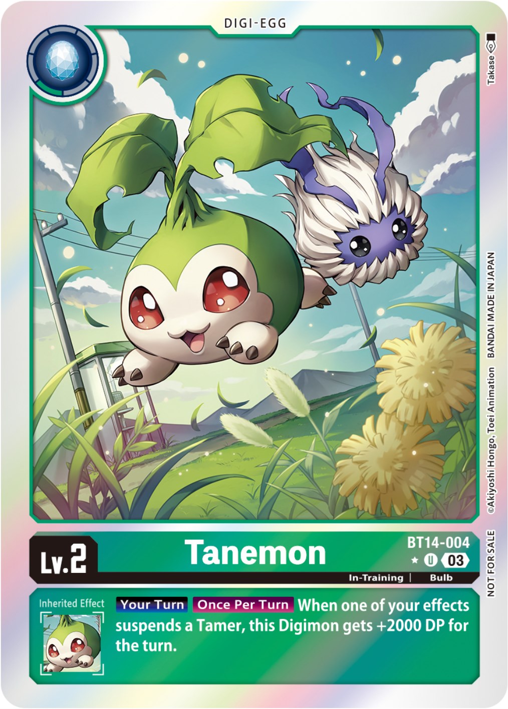 Image of Tanemon [BT14-004] (Blast Ace Box Promotion Pack) [Blast Ace]