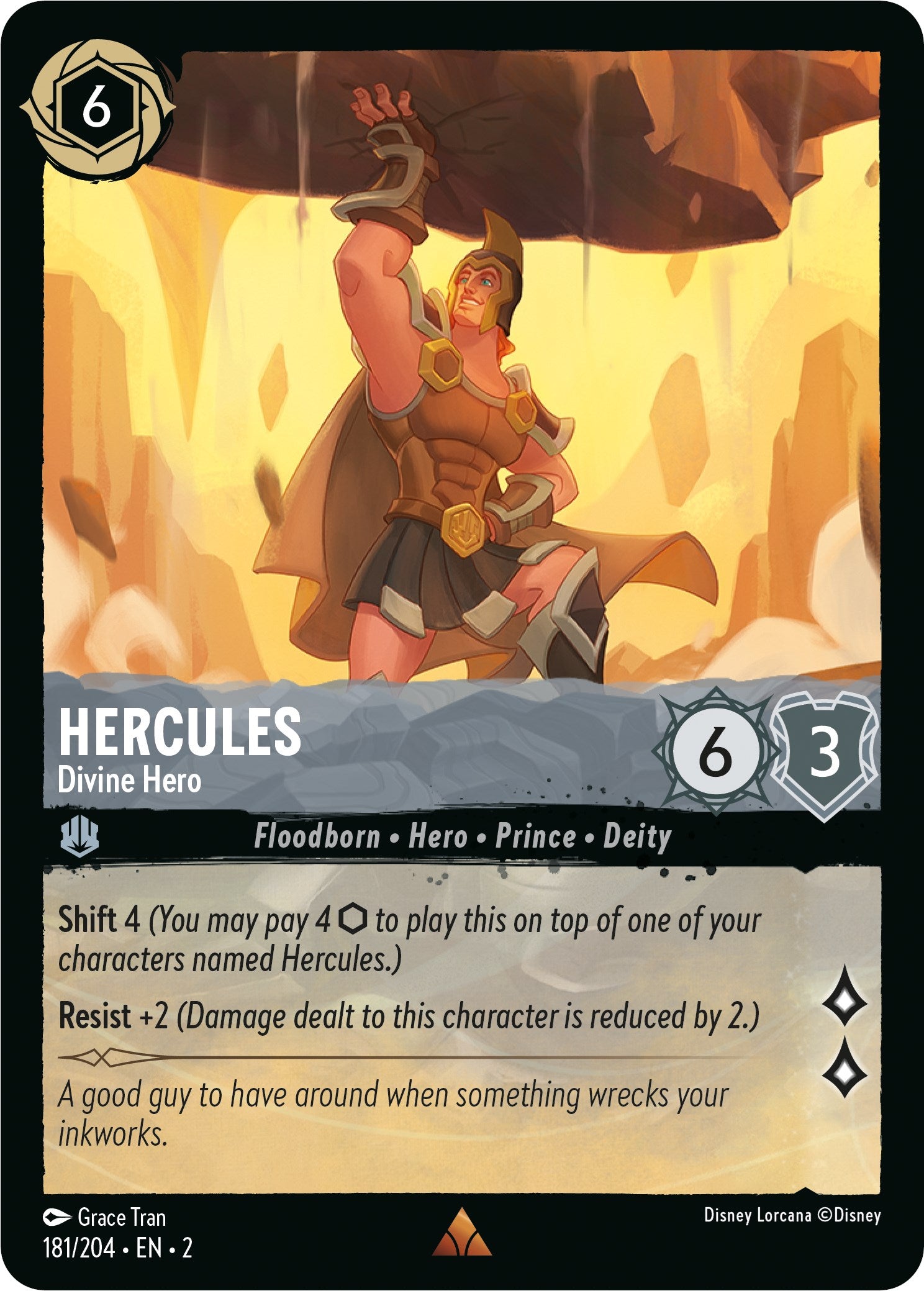 Image of Hercules - Divine Hero (181/204) [Rise of the Floodborn]