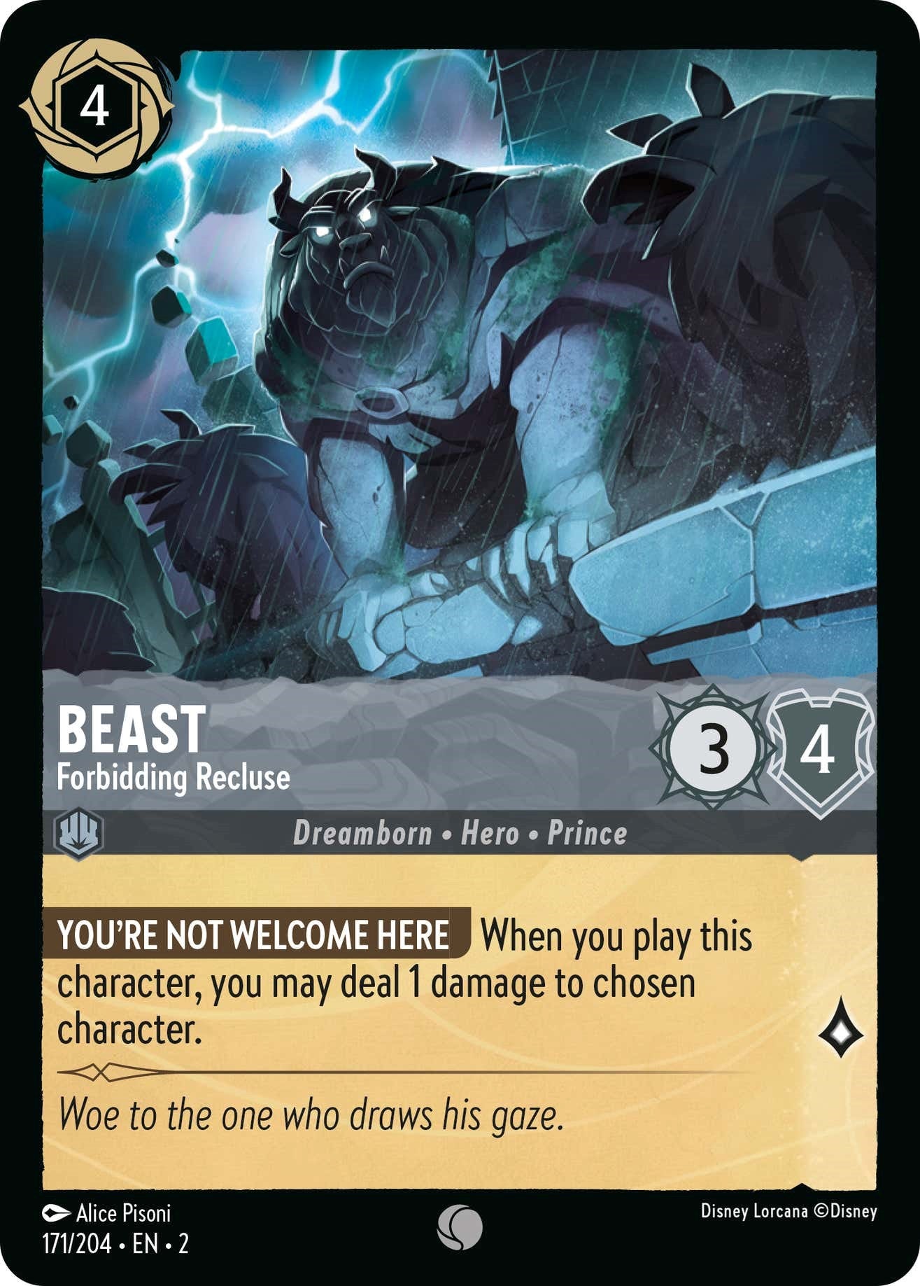 Image of Beast - Forbidding Recluse (171/204) [Rise of the Floodborn]