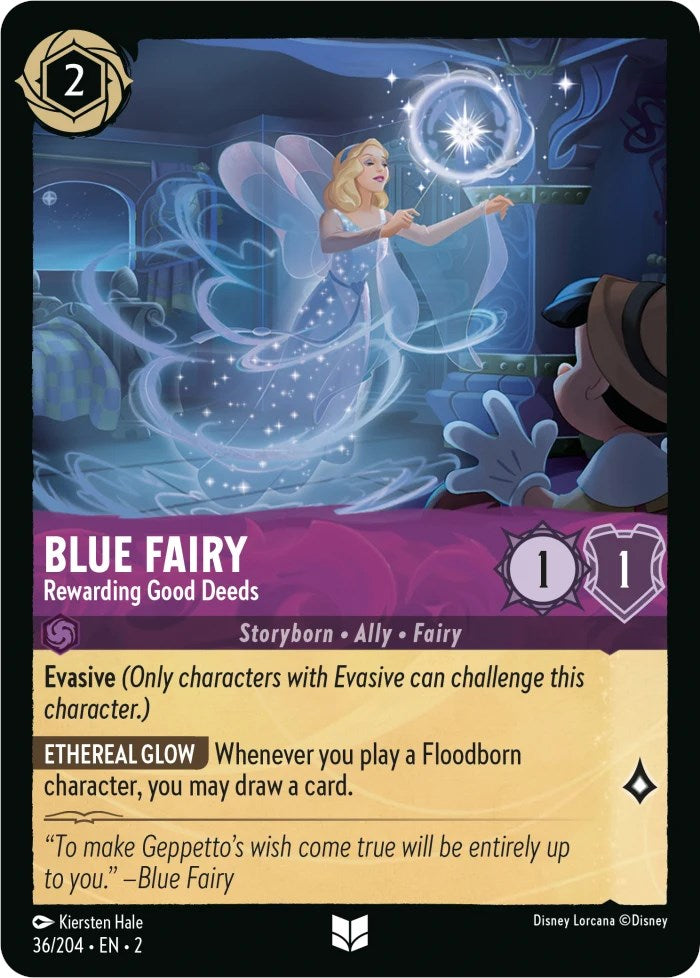 Image of Blue Fairy - Rewarding Good Deeds (36/204) [Rise of the Floodborn]