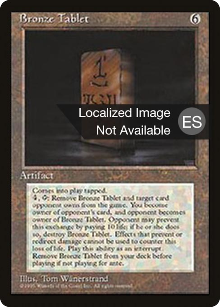 Image of Bronze Tablet [Fourth Edition (Foreign Black Border)]