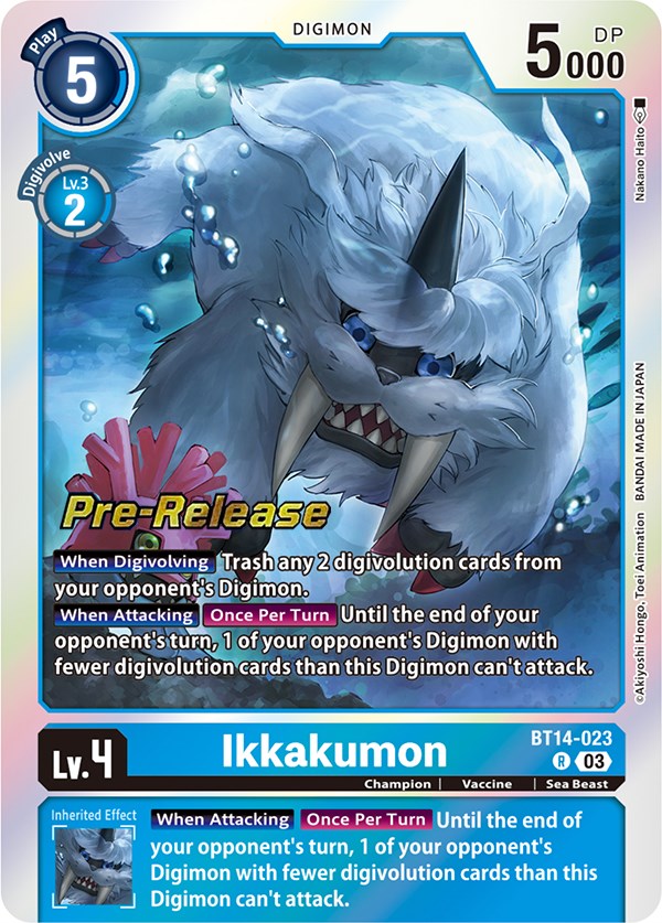 Image of Ikkakumon [BT14-023] [Blast Ace Pre-Release Cards]