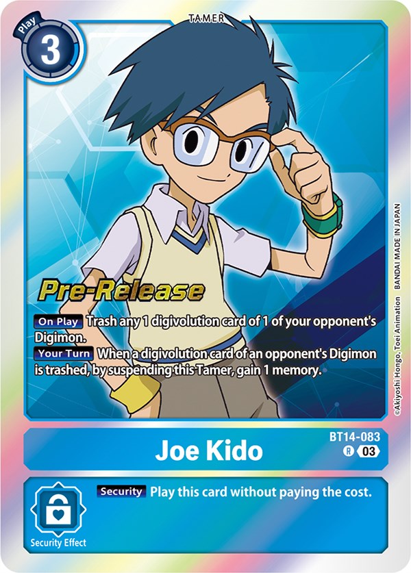 Image of Joe Kido [BT14-083] [Blast Ace Pre-Release Cards]