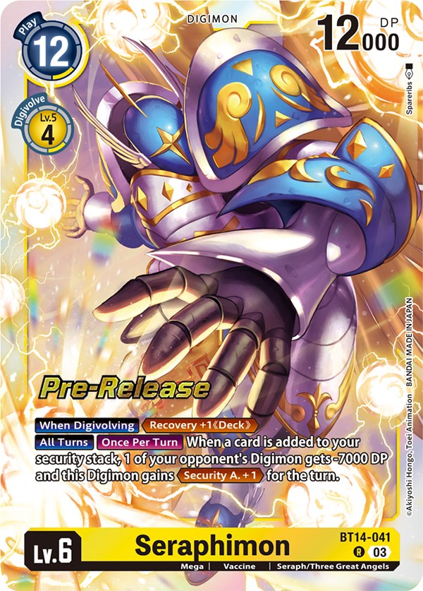 Image of Seraphimon [BT14-041] [Blast Ace Pre-Release Cards]