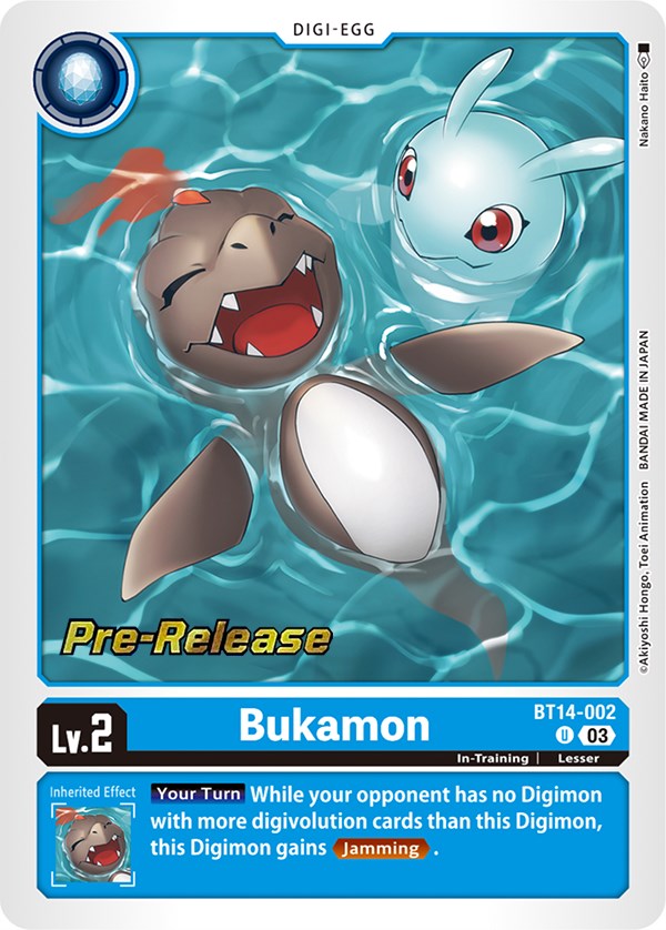 Image of Bukamon [BT14-002] [Blast Ace Pre-Release Cards]