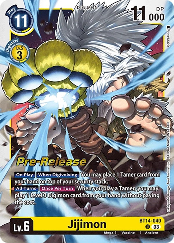 Image of Jijimon [BT14-040] [Blast Ace Pre-Release Cards]