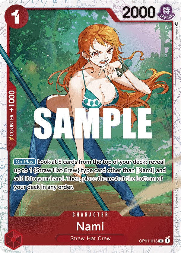 Image of Nami (OP01-016) (Ultra Deck: The Three Captains) [One Piece Promotion Cards]