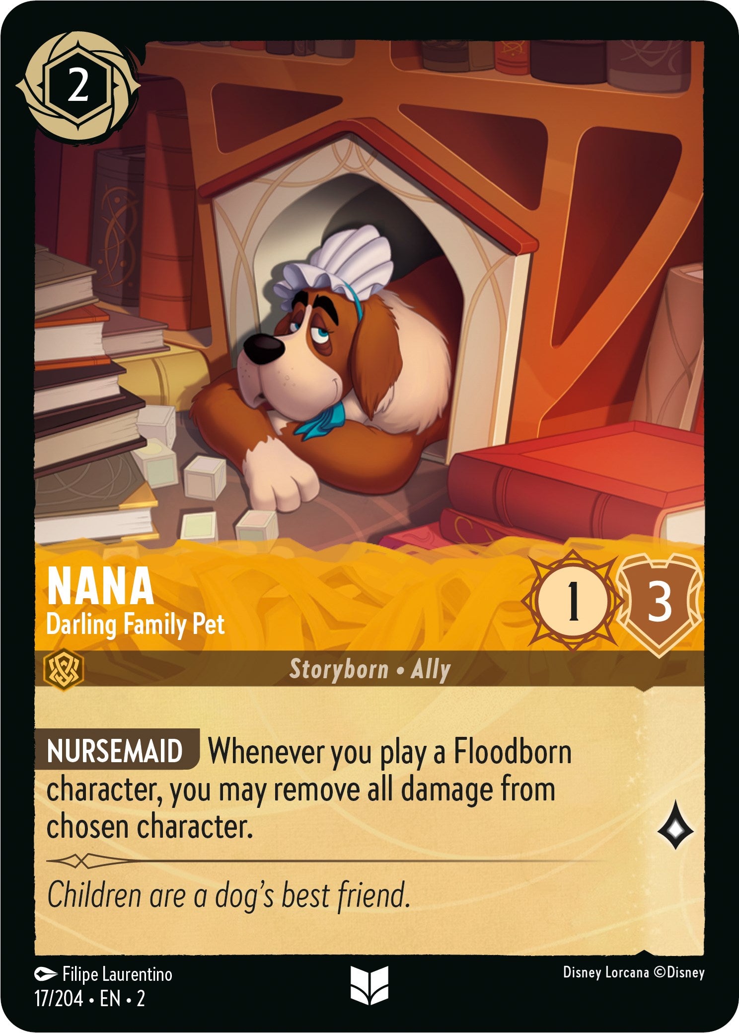 Image of Nana - Darling Family Pet (17/204) [Rise of the Floodborn]