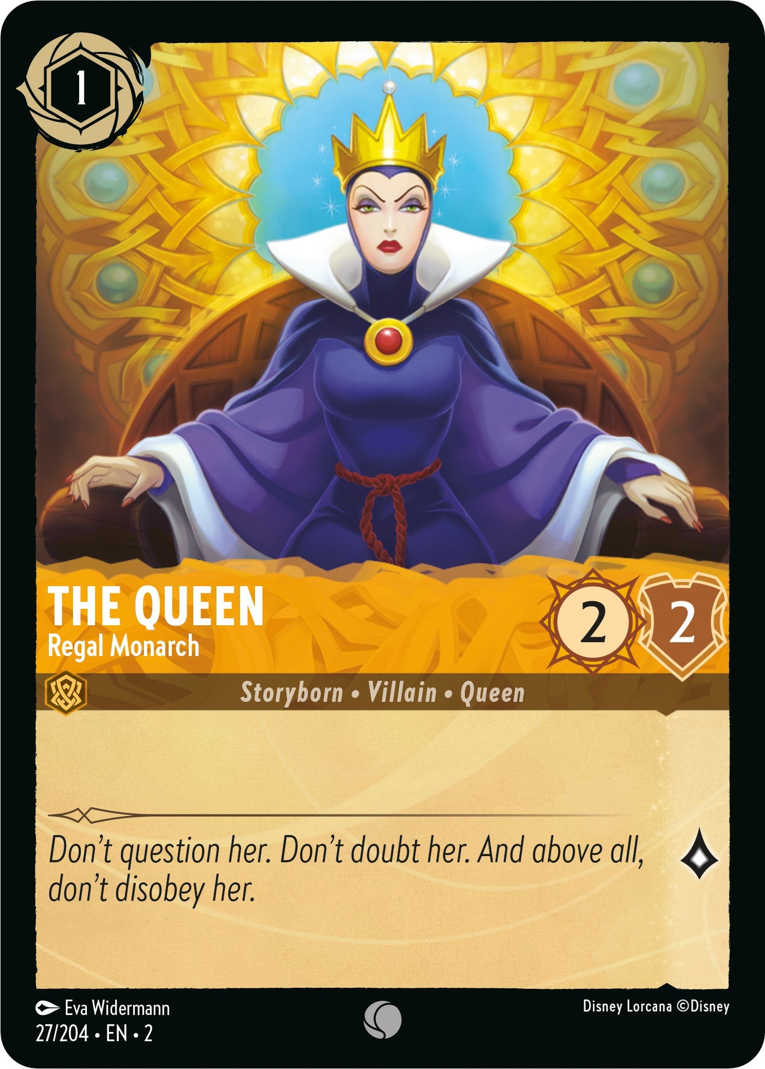 Image of The Queen - Regal Monarch (27/204) [Rise of the Floodborn]