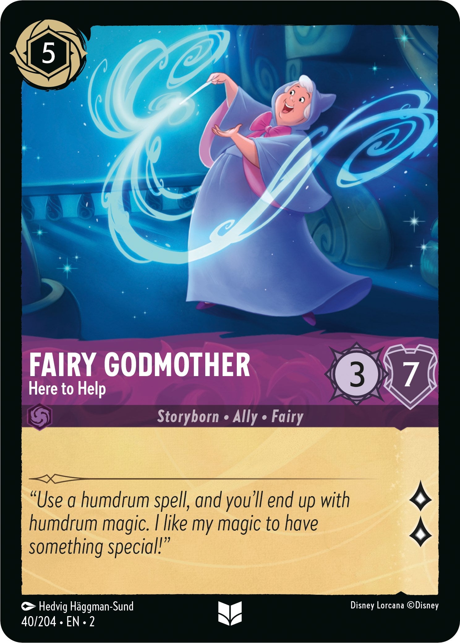 Image of Fairy Godmother - Here to Help (40/204) [Rise of the Floodborn]