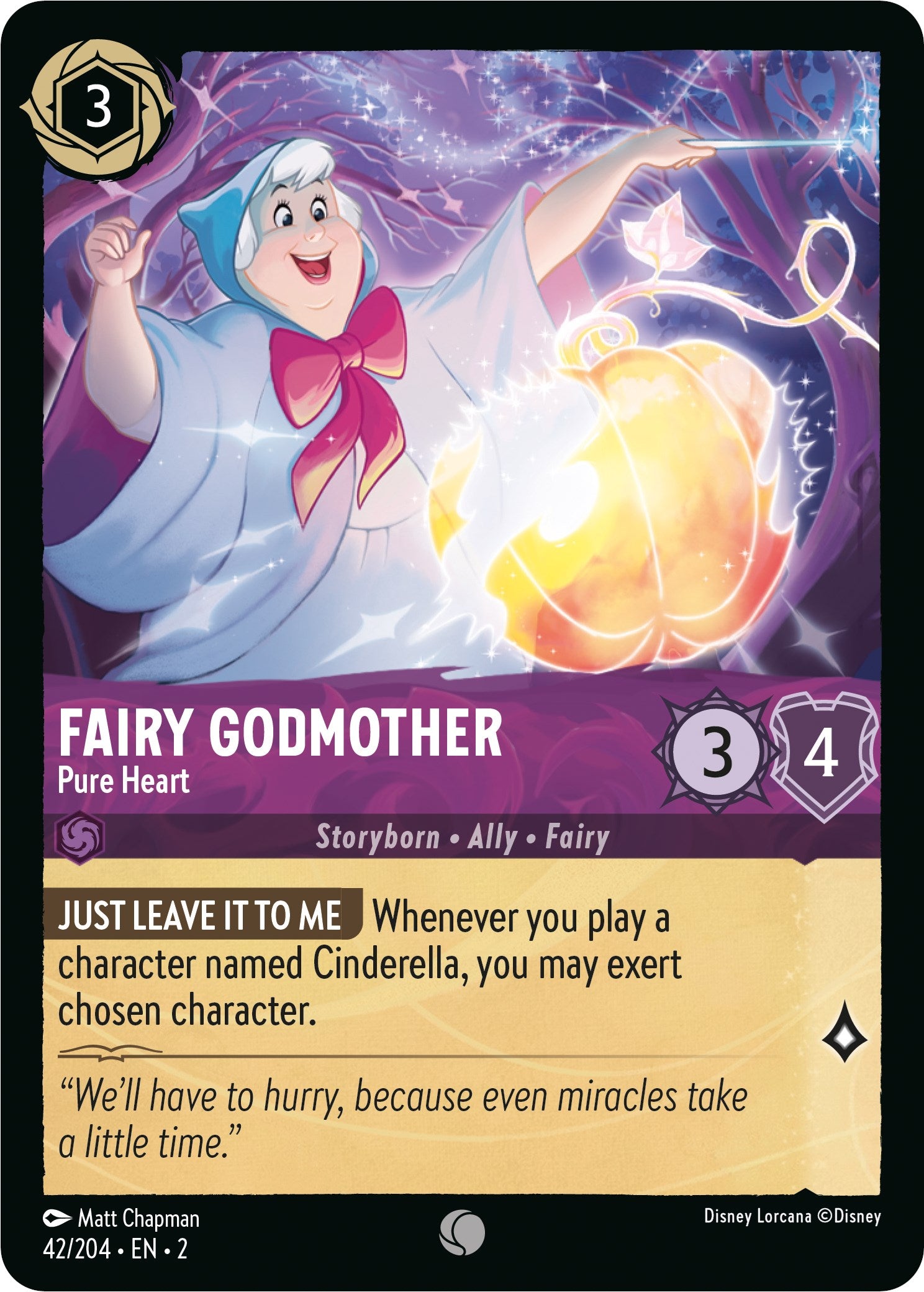 Image of Fairy Godmother - Pure Heart (42/204) [Rise of the Floodborn]