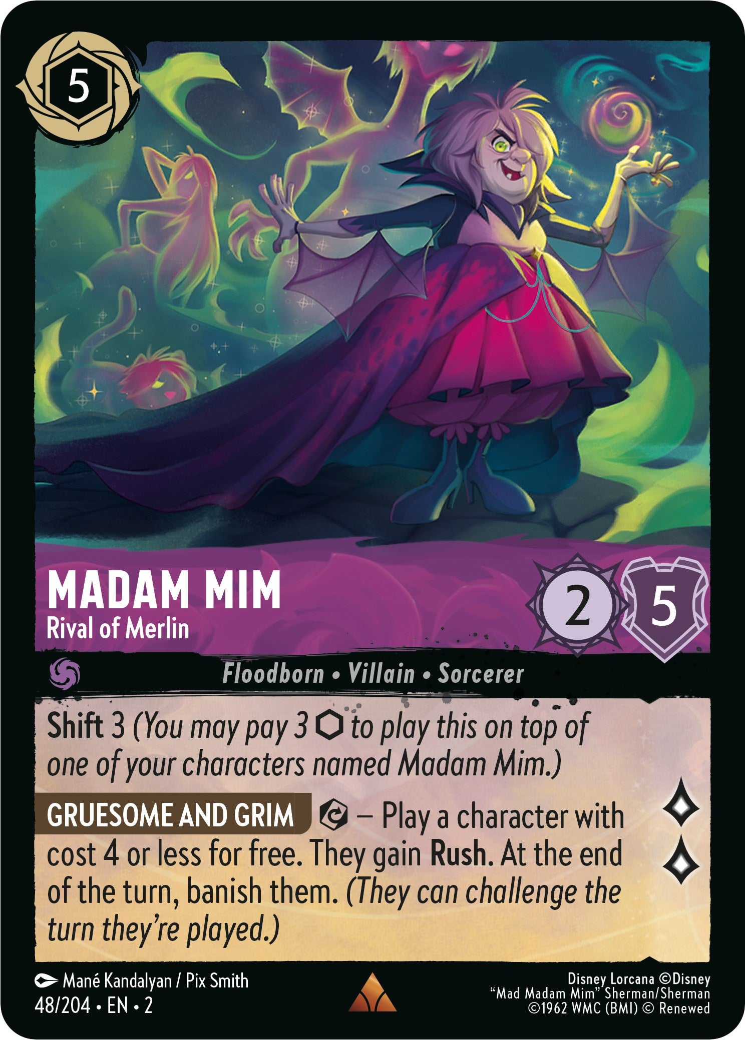 Image of Madam Mim - Rival of Merlin (48/204) [Rise of the Floodborn]